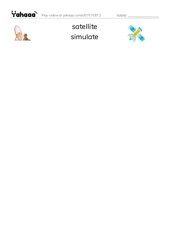 RAZ Vocabulary W: Curiosity on Mars2 PDF three columns match words