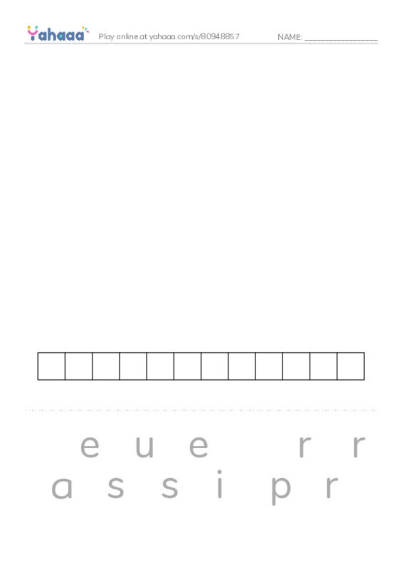 RAZ Vocabulary W: Hurricanes2 PDF word puzzles worksheet