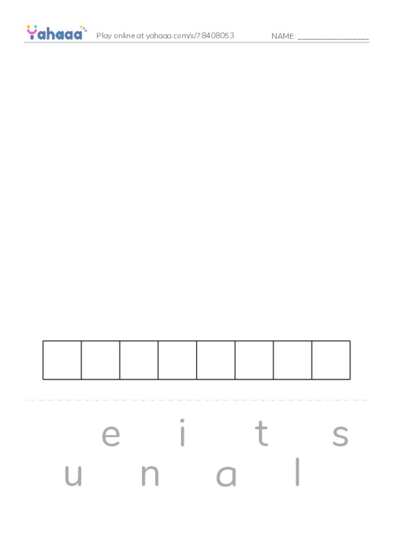 RAZ Vocabulary W: Miguel and the Secret Garden PDF word puzzles worksheet