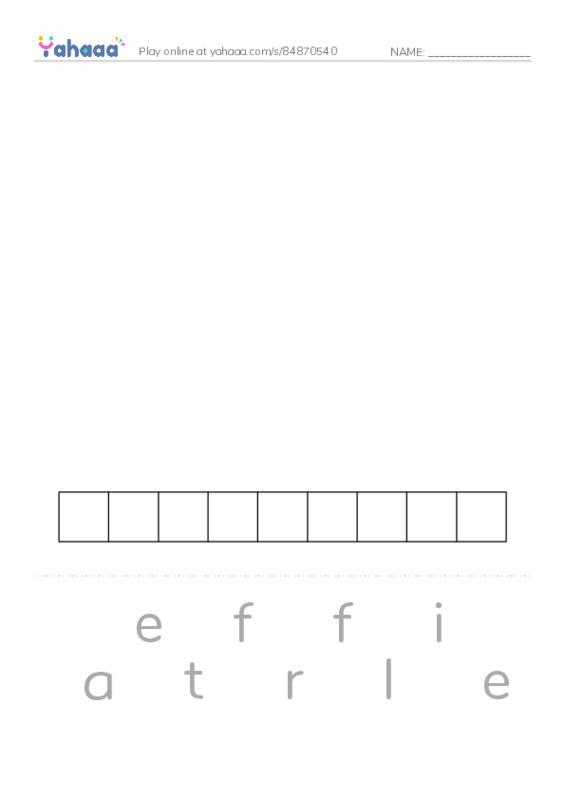 RAZ Vocabulary W: Mummies PDF word puzzles worksheet