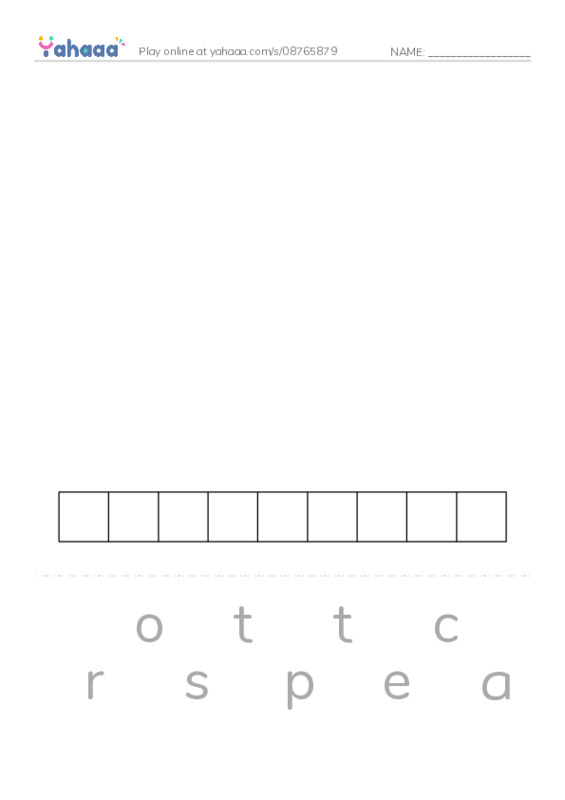 RAZ Vocabulary W: The Olympics Past and Present2 PDF word puzzles worksheet