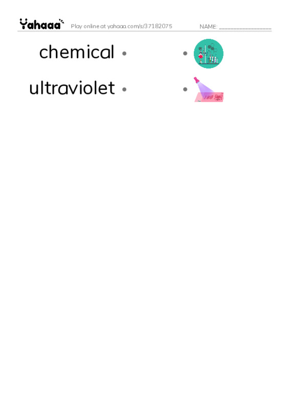 RAZ Vocabulary W: Threats to Our Atmosphere PDF link match words worksheet