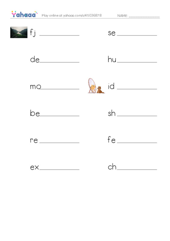 RAZ Vocabulary W: Vikings PDF worksheet writing row