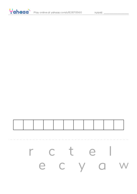 RAZ Vocabulary X: Brazil PDF word puzzles worksheet