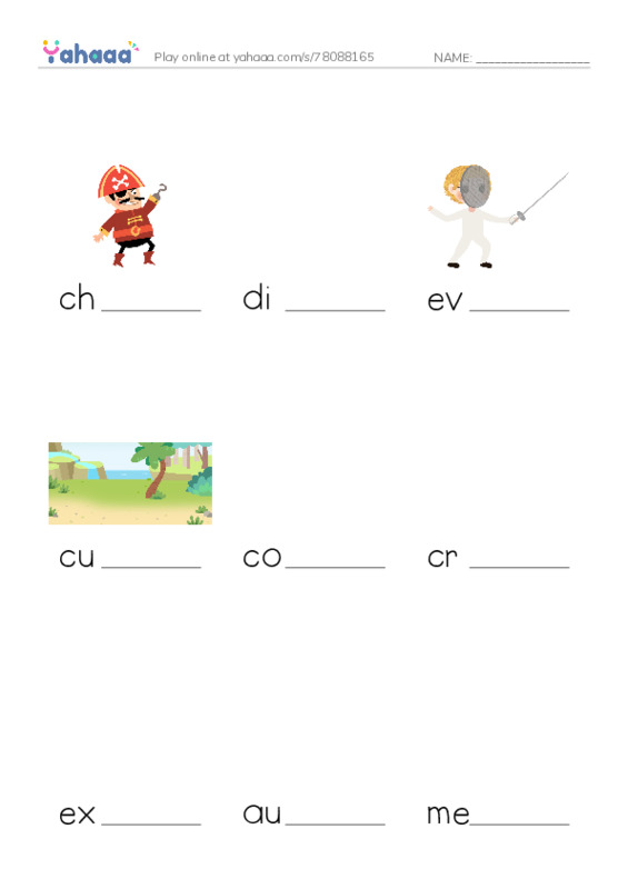 RAZ Vocabulary X: Comic Cons PDF worksheet to fill in words gaps