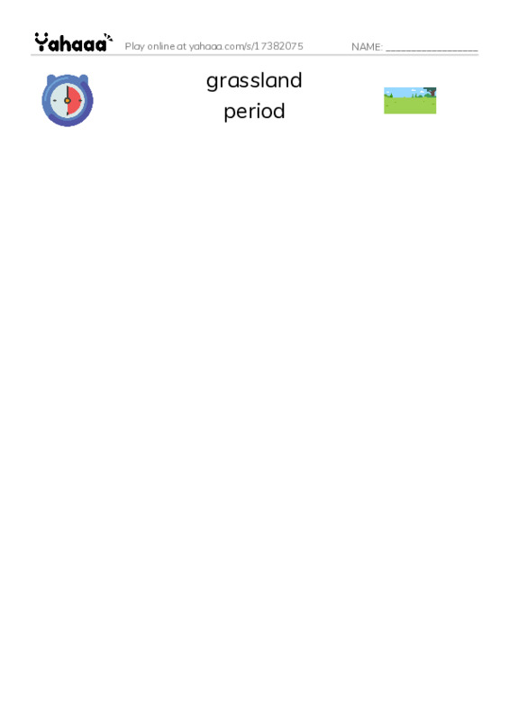 RAZ Vocabulary X: Dust Bowl Disaster PDF three columns match words