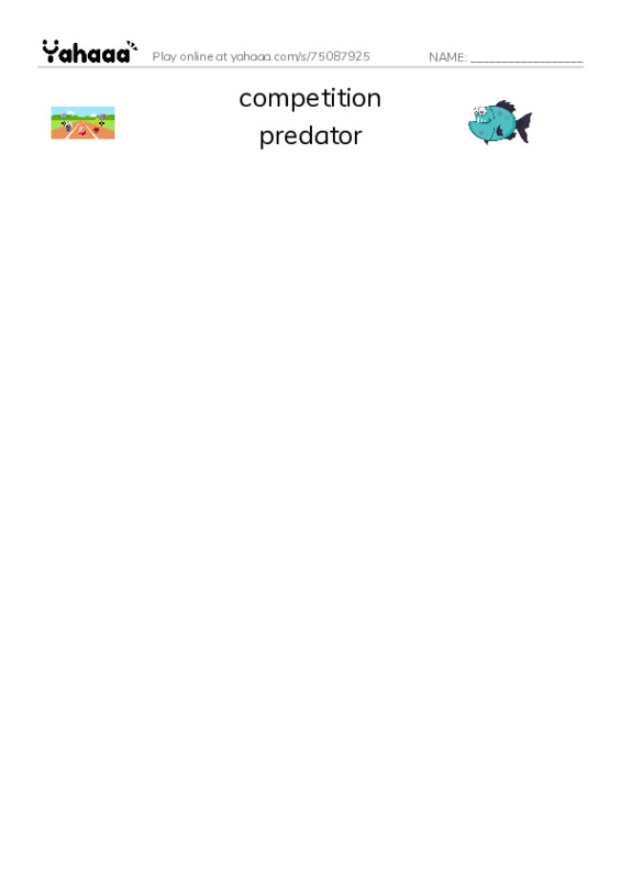 RAZ Vocabulary X: Invasion of the Pythons PDF three columns match words