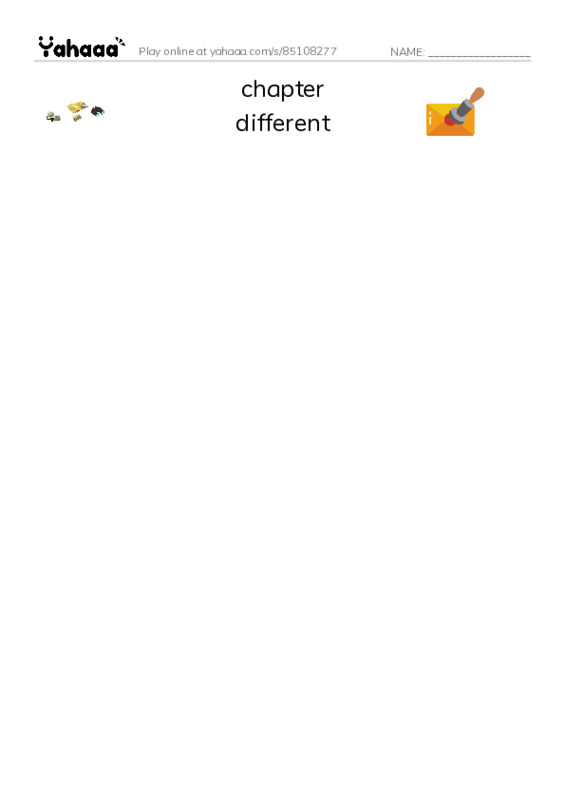 RAZ Vocabulary X: Meeting Mrs Pierce PDF three columns match words