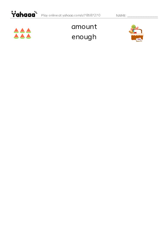 RAZ Vocabulary X: Money Money Money PDF three columns match words