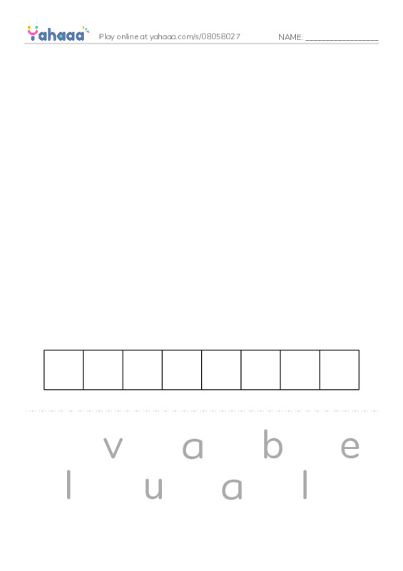 RAZ Vocabulary X: Money Money Money2 PDF word puzzles worksheet