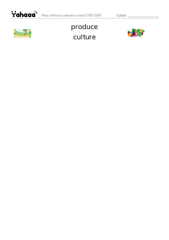 RAZ Vocabulary X: Roots of Rap PDF three columns match words