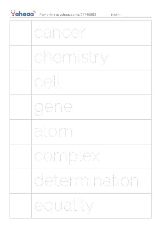 RAZ Vocabulary X: Rosalind Franklins Beautiful Twist PDF one column image words