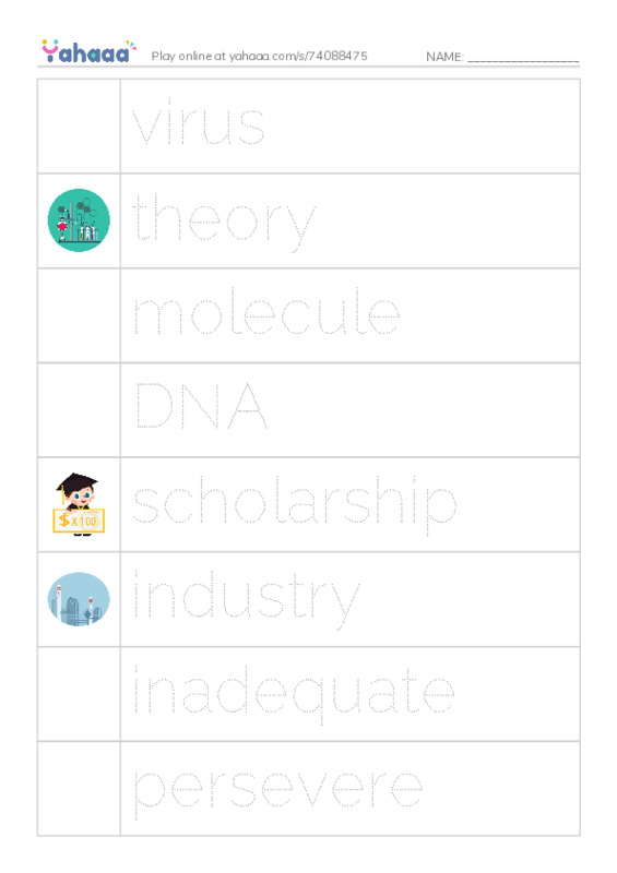 RAZ Vocabulary X: Rosalind Franklins Beautiful Twist2 PDF one column image words