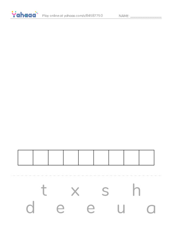 RAZ Vocabulary X: Saved by the Stars PDF word puzzles worksheet