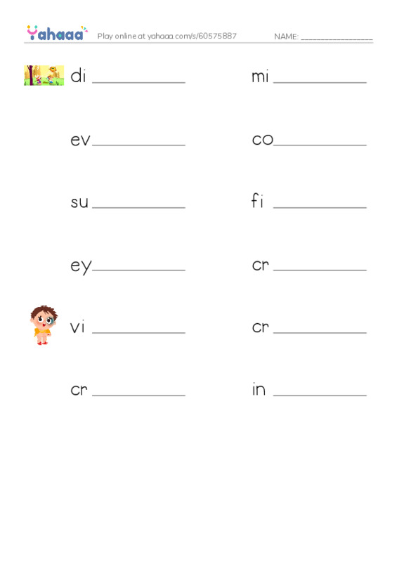 RAZ Vocabulary X: Seeing the Evidence Forensic Scientists at Work PDF worksheet writing row