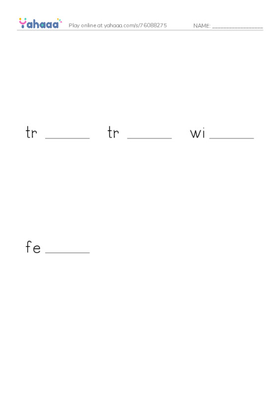 RAZ Vocabulary X: The Algonquins2 PDF worksheet to fill in words gaps