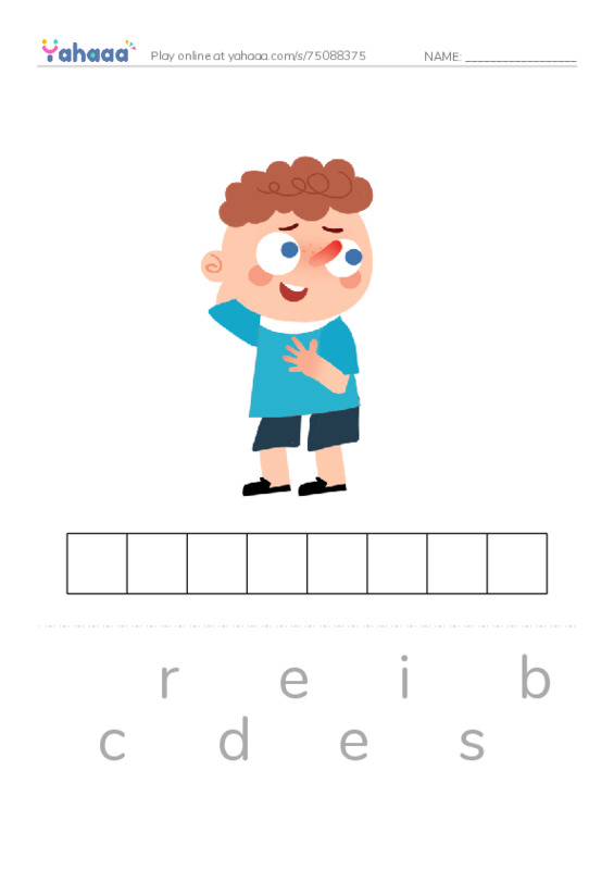 RAZ Vocabulary X: The Gettysburg Address PDF word puzzles worksheet