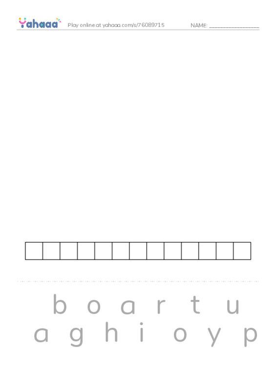 RAZ Vocabulary X: Up From Slavery PDF word puzzles worksheet