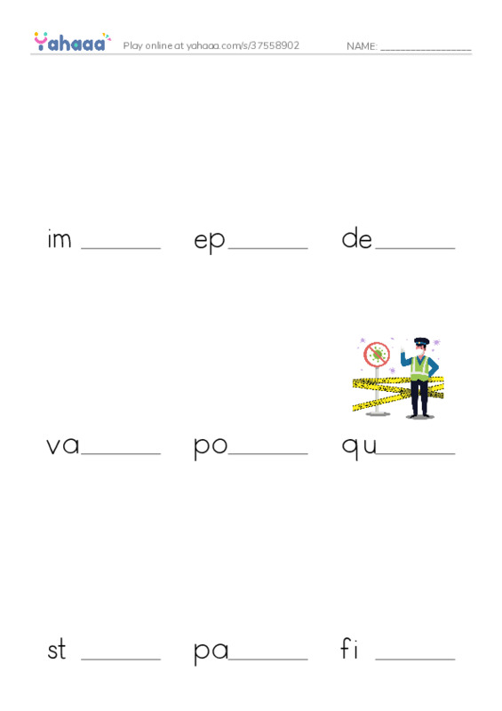 RAZ Vocabulary Y: Jonas Salk PDF worksheet to fill in words gaps