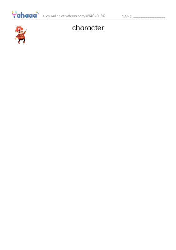 RAZ Vocabulary Y: Sacagawea PDF three columns match words