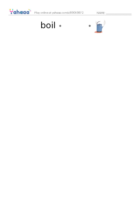 RAZ Vocabulary Y: The Story of Lewis and Clark Book 1 Up the Missouri River PDF link match words worksheet