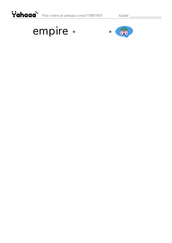 RAZ Vocabulary Y: Winston Churchill Never Give In PDF link match words worksheet