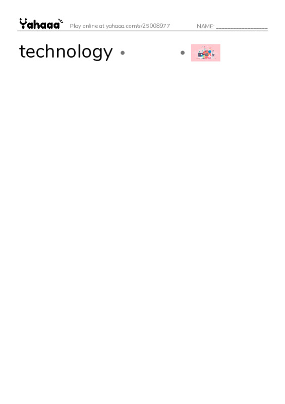 RAZ Vocabulary Z: Alien Collective II The Link PDF link match words worksheet