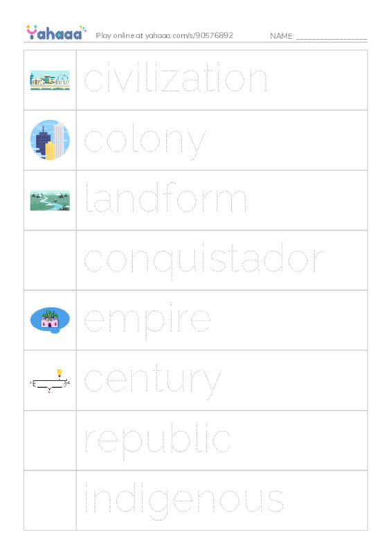 RAZ Vocabulary Z: M Is for Mexico PDF one column image words