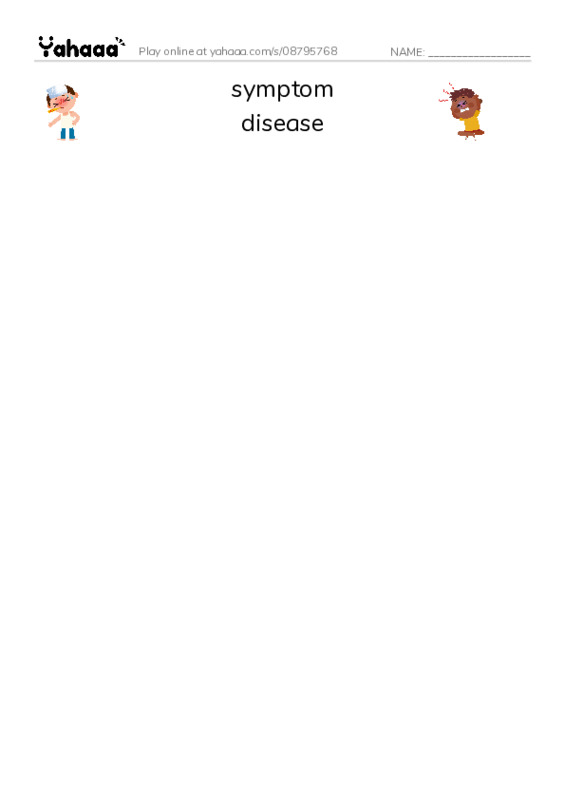 RAZ Vocabulary Z: Microbes Friend or Foe PDF three columns match words