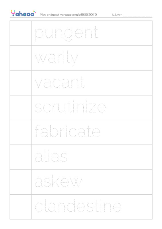 RAZ Vocabulary Z: The Message PDF one column image words
