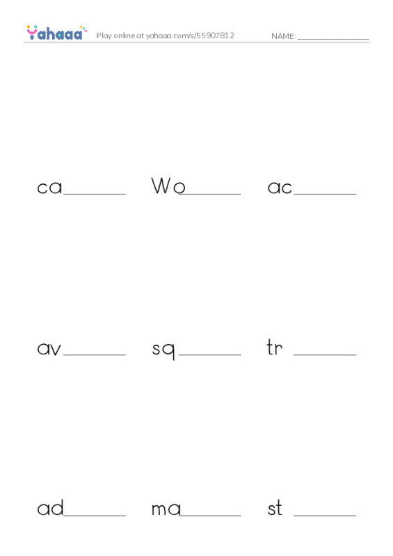 RAZ Vocabulary Z: The Red Baron PDF worksheet to fill in words gaps