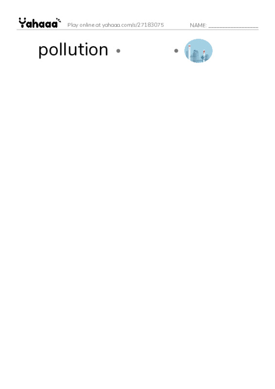 RAZ Vocabulary Z: What Is Water Worth PDF link match words worksheet