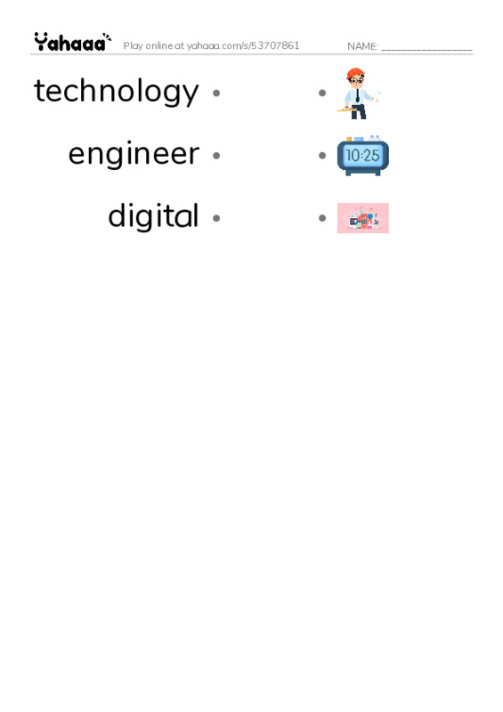 RAZ Vocabulary Z: You Can Print iWhati PDF link match words worksheet