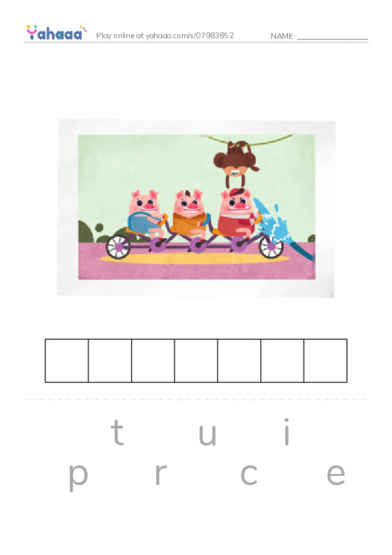 Let's GO 2: Unit 1 At School PDF word puzzles worksheet