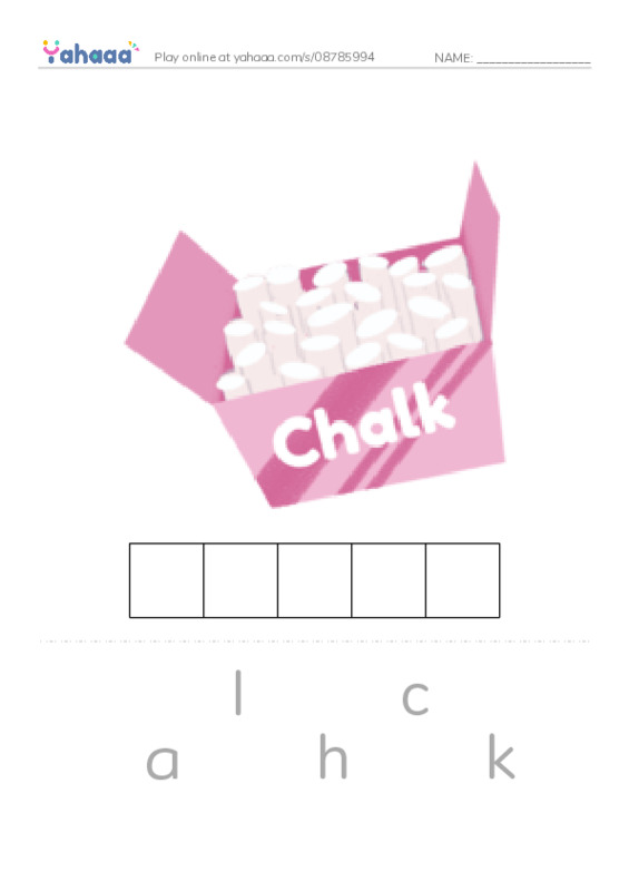 Let's GO 3: Unit 1 At School PDF word puzzles worksheet