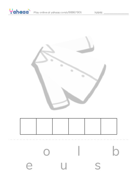 Let's GO 3: Unit 2 Clothing PDF word puzzles worksheet