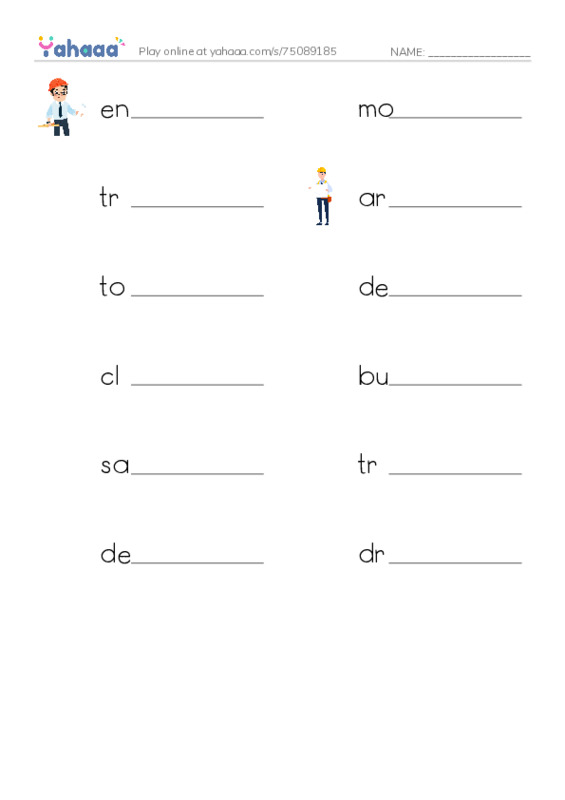 Let's GO 4: Unit 2 Hopes and Dreams PDF worksheet writing row