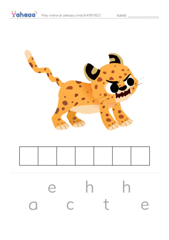 Let's GO 5: Unit 2 Animals PDF word puzzles worksheet