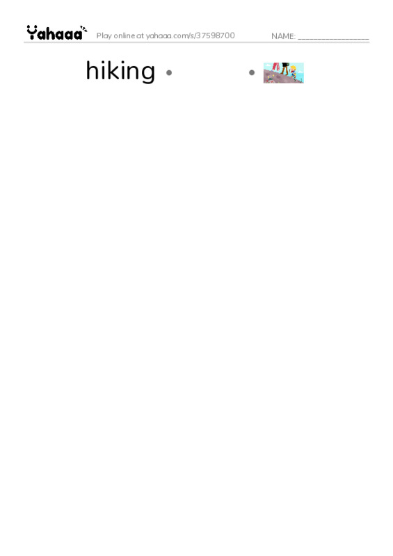 Let's GO 5: Unit 3 Last Weekend PDF link match words worksheet