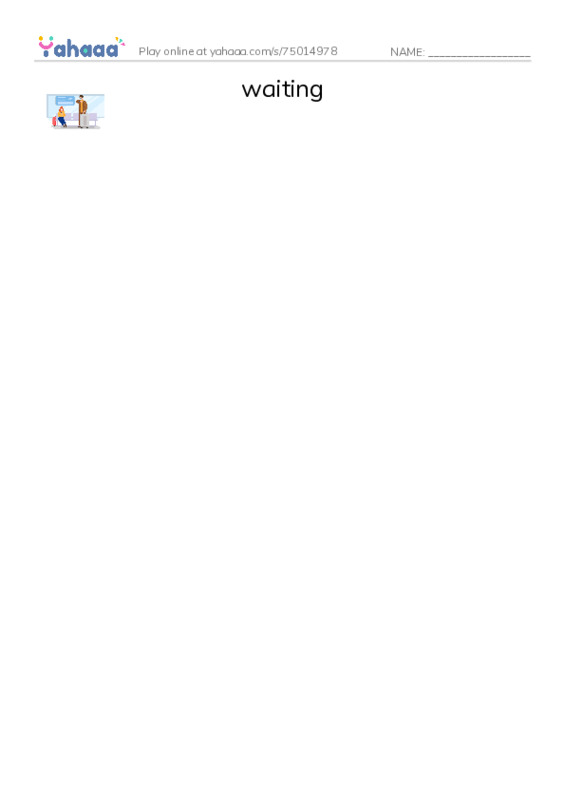 Let's GO 6: Unit 6 Doing Things PDF three columns match words