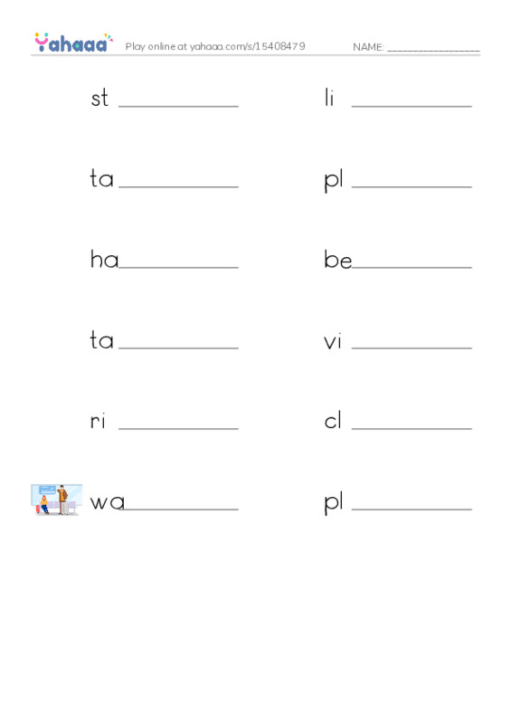 Let's GO 6: Unit 6 Doing Things PDF worksheet writing row