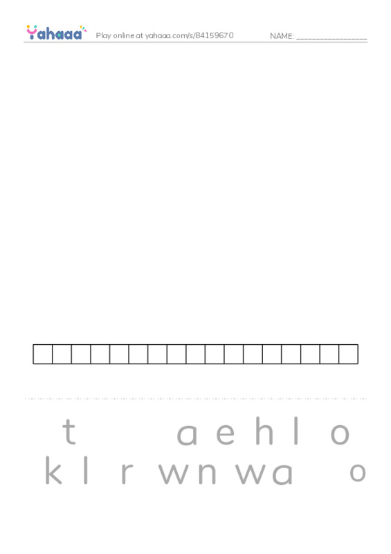 Let's GO 6: Unit 7 About Me PDF word puzzles worksheet