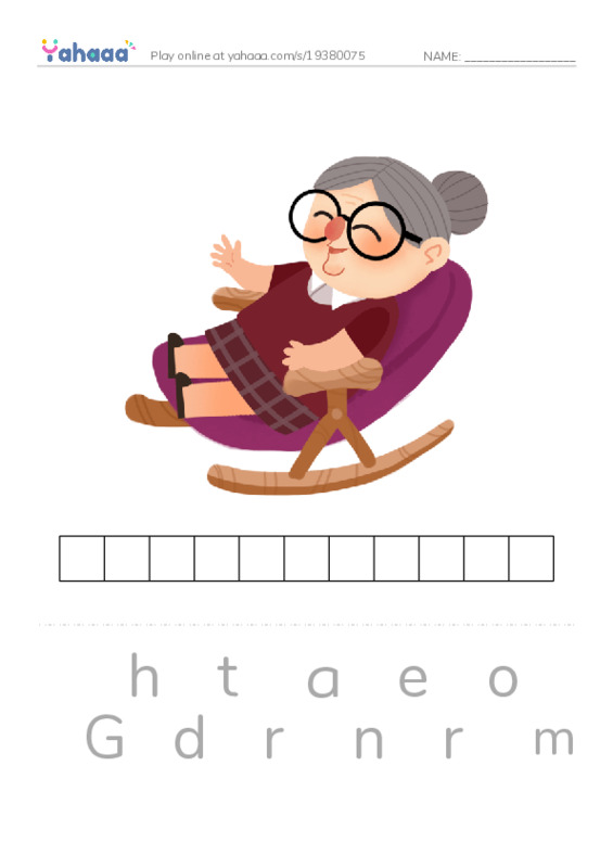 Family PDF word puzzles worksheet