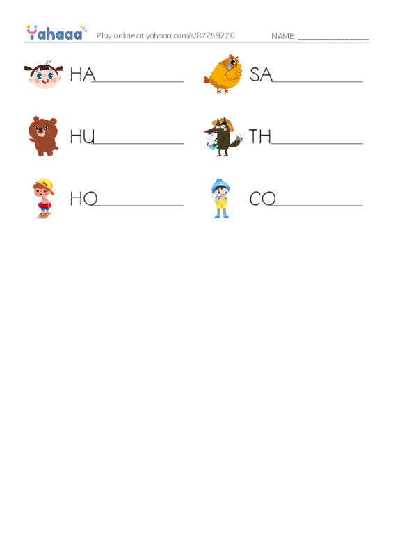 FS UNIT 5 FEELINGS PDF worksheet writing row