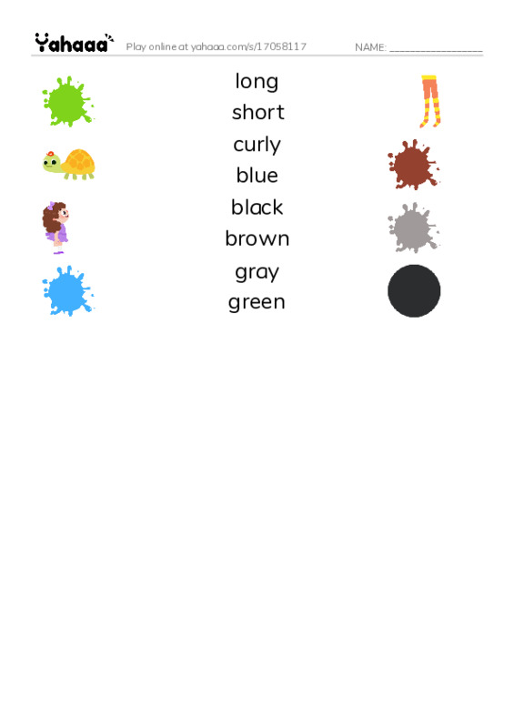 Apperance PDF three columns match words