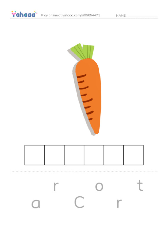 Vegetables PDF word puzzles worksheet