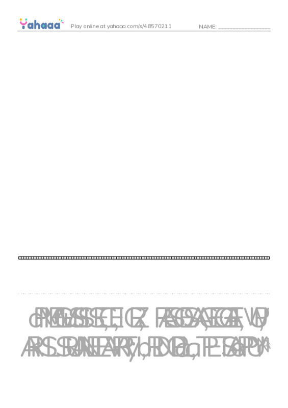  PDF word puzzles worksheet