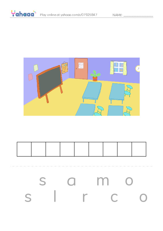 Unit 1 - Our new things PDF word puzzles worksheet