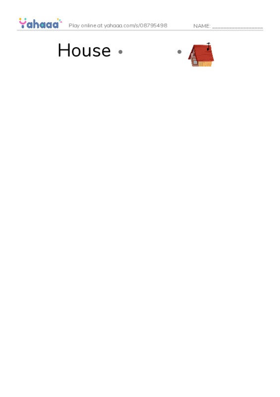  PDF link match words worksheet