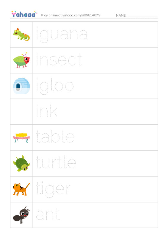 a b t c i PDF one column image words